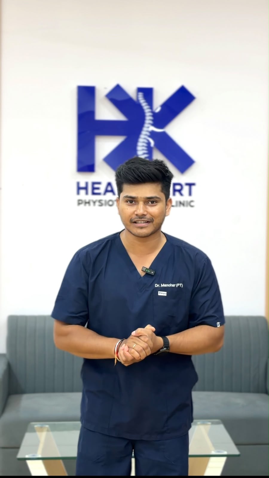 HealXpert Welcome Desk and Reception Area at Sector 31, Faridabad
